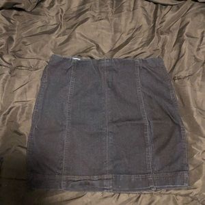 Dark blue mini skirt